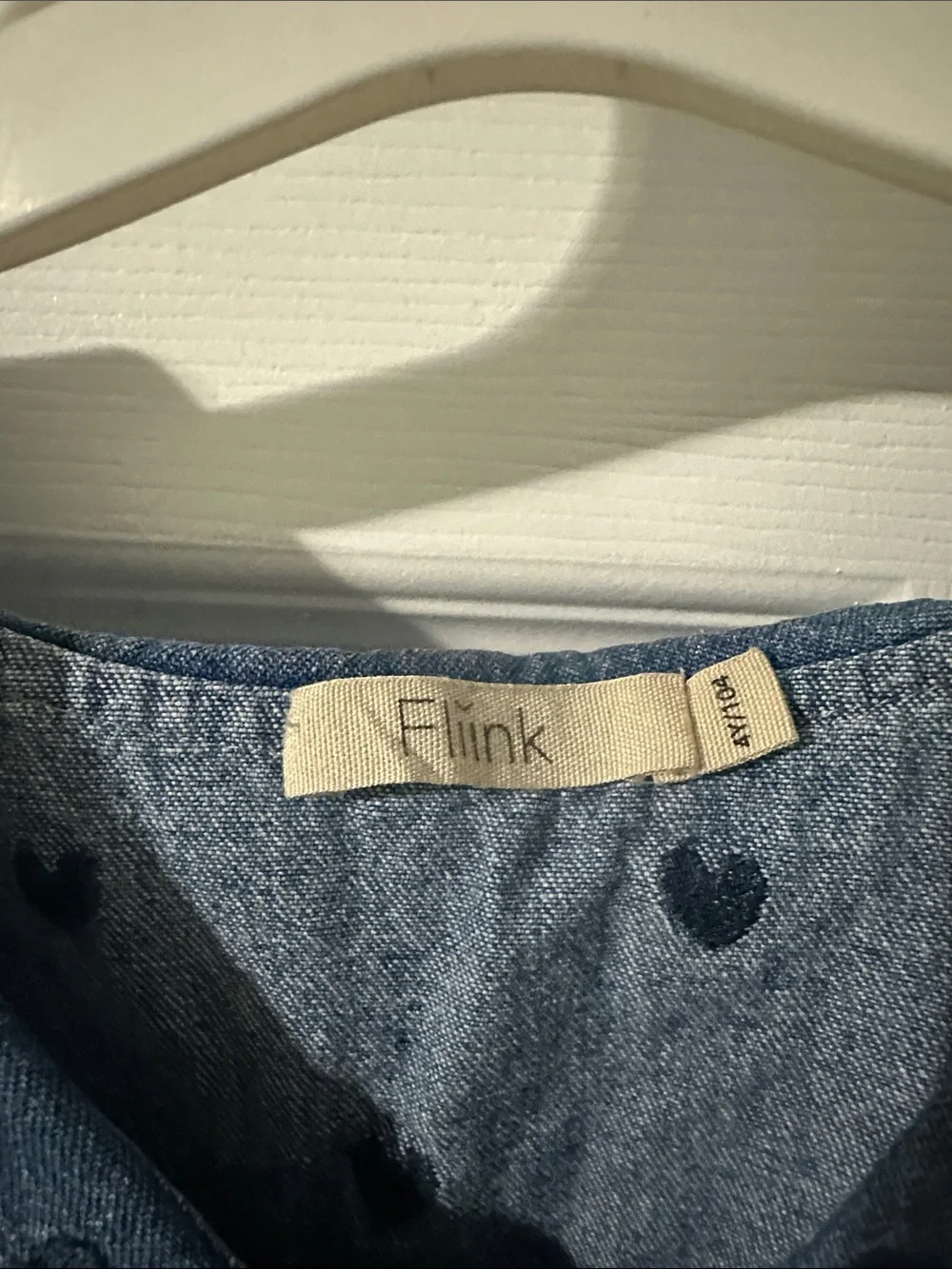 Fliink Denim Heart jumper